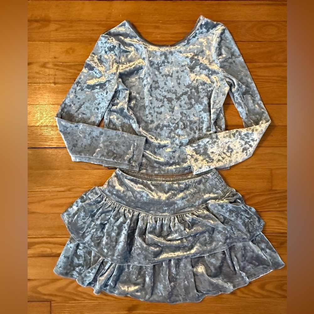 GAP kids crushed velvet matching set